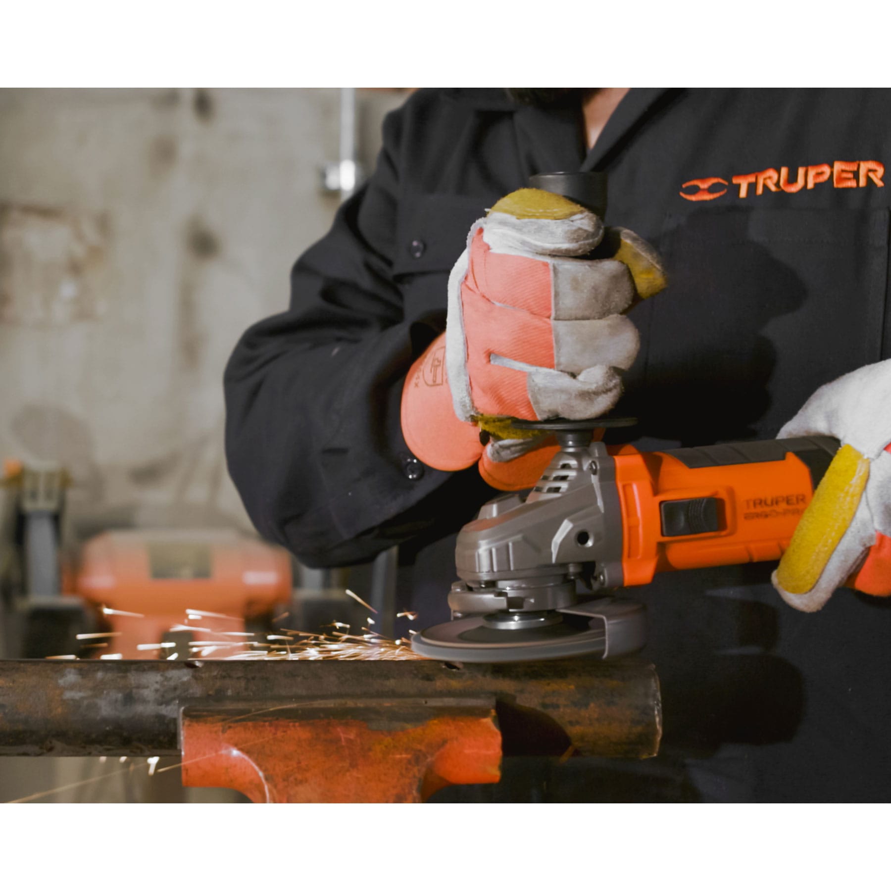 Pulidora Esmeriladora angular 4-1/2", 850W, TRUPER ERGO PRO - Image 2